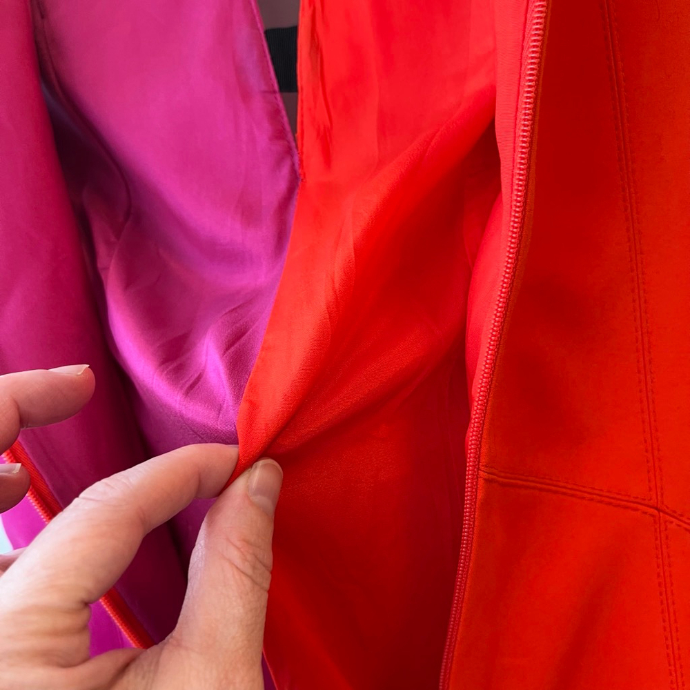 Karen Millen Red and Pink Midi Dress - Picture 13 of 16
